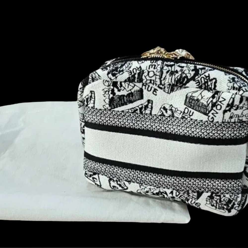 NEW w/Dior Dust Bag Christian Dior GWP Embroidered Clutch in Heavy Duty Dior Box - Picture 7 of 15